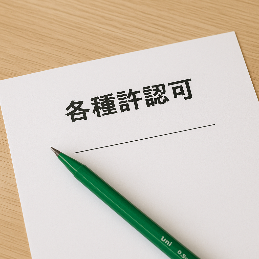 各種許認可